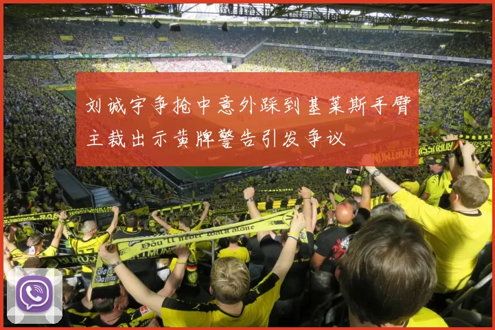 刘诚宇争抢中意外踩到基莱斯手臂主裁出示黄牌警告引发争议